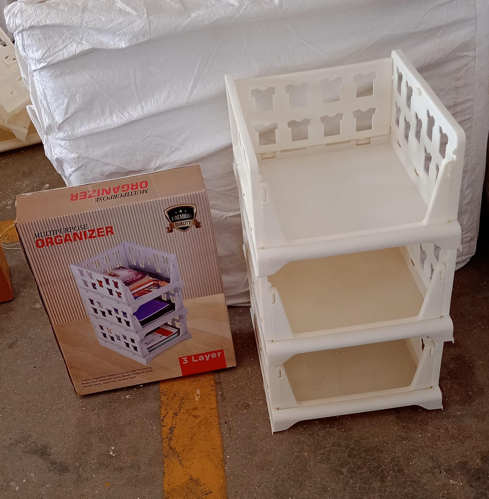 7886 3 Layer Stackable Multifunctional Storage,for Clothes Foldable Drawer Shelf Basket Utility Cart Rack Storage Organizer Cart for Kitchen, Pantry Closet, Bedroom, Bathroom, Laundry(3 Layer 1 Pc) 7886 3 Layer Stackable Multifunctional Storage,for Clothes Foldable Drawer Shelf Basket Utility Cart Rack Storage Organizer Cart for Kitchen, Pantry Closet, Bedroom, Bathroom, Laundry(3 Layer 1 Pc)